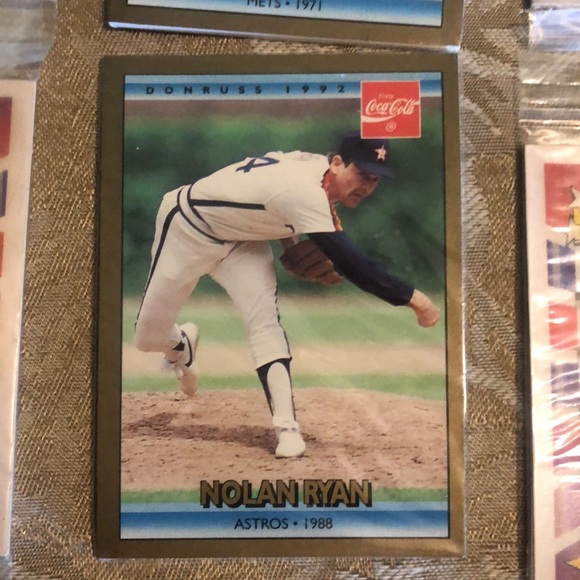 Nolan Ryan 1992 Donruss Coca Cola card mint in package + unopened Kellogg’s card - Picture 2 of 8